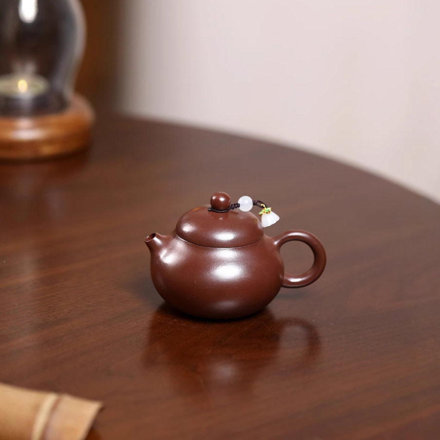 文旦原矿紫泥小容量迷你紫砂壶宜兴茶壶陶瓷名家