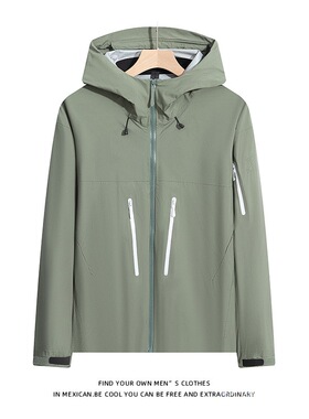 鸟sv阿尔法beta冲锋衣防水防风休闲运动夹克外套速干户外登山