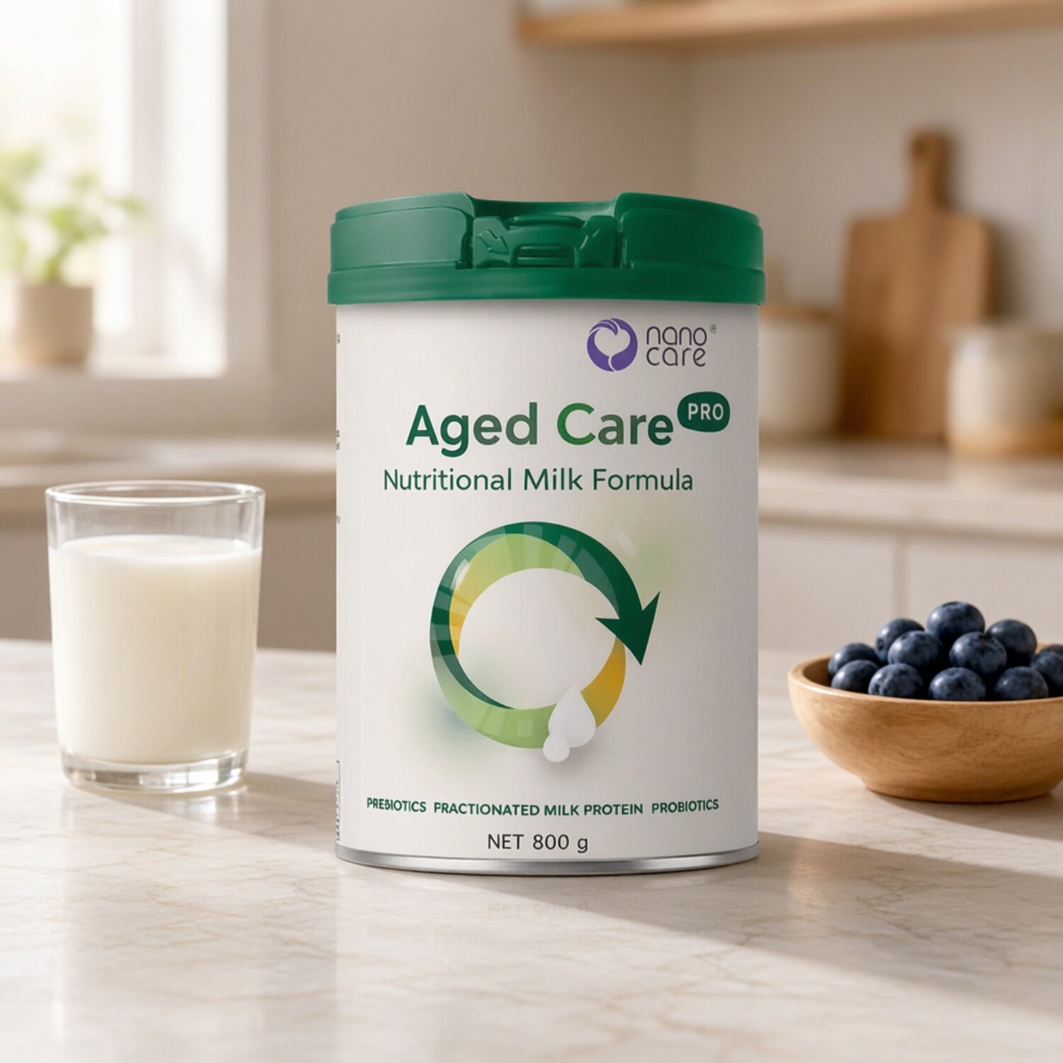 澳洲纳诺可儿Nanocare Care Pro成人奶粉800g