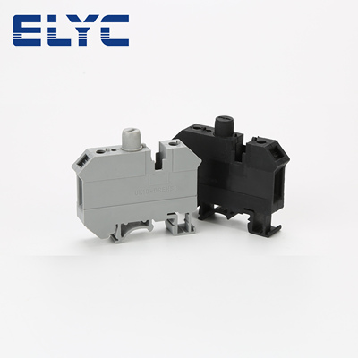 UK10RD保险丝接线端子座黑/灰