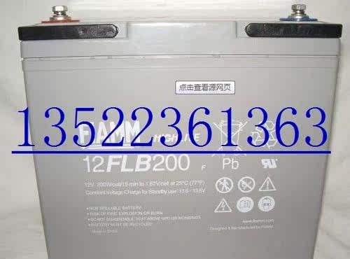 FIAMM非凡 12FLB200 12V200AH UPS专用电力设施蓄电池调整
