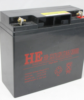 HE12V17AH HE12V24AH HE12V38A电瓶铅酸免维护UPS蓄电池
