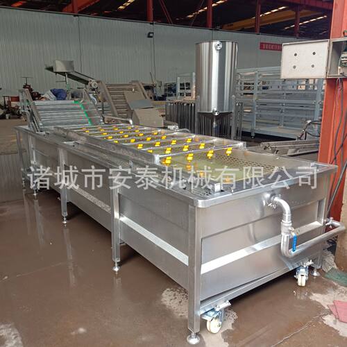 辣椒生产线 剁椒涡流清洗全套流水线 电加热香菇牛肉清洗设备