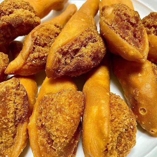 怀旧鸡腿酥油炸素鸡腿