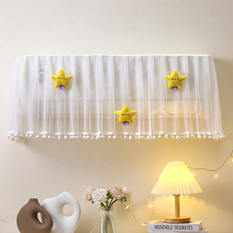 2025新款挂机空调防尘罩卡通卧室挂式防直吹家用开机不取空调套子