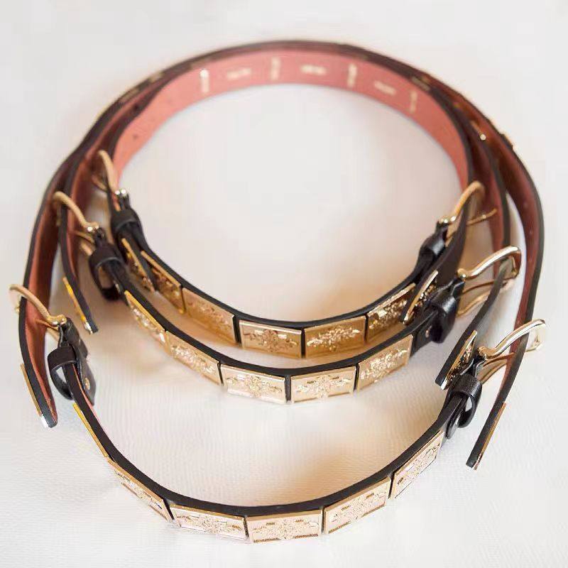 汉服腰带革带皮带配唐明圆领飞鱼服蟒袍斗牛服百搭金属束腰带男女