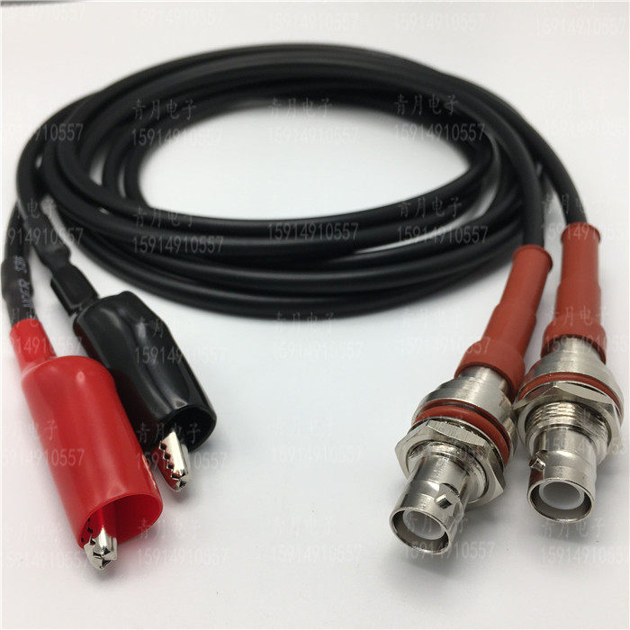 SHV高压5000V BNC母头螺丝固定带防水圈面板安装转单个鱼夹测试线