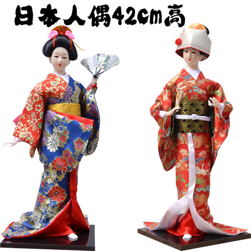 日本人偶摆件布艺礼品装饰日式