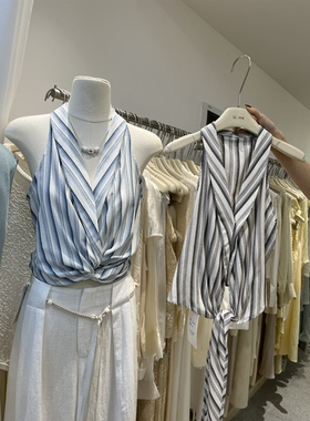 广州U.me扭结打结收腰简约时尚感短款小衫2026年夏背心