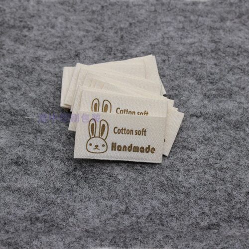 纯棉布标handmade布标童装领标