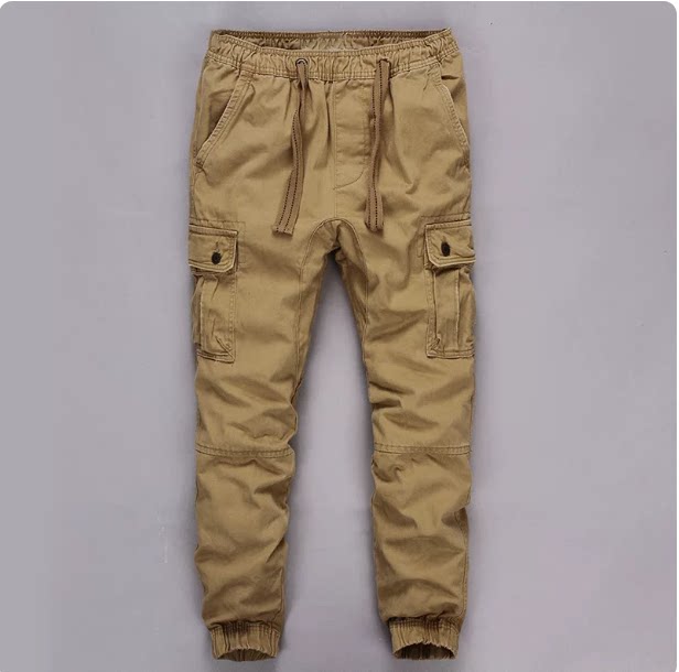 Abercrombie&Fitch男装秋冬多口袋工装裤af休闲运动时尚束脚长裤
