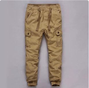 Abercrombie&Fitch男装秋冬多口袋工装裤af休闲运动时尚束脚长裤