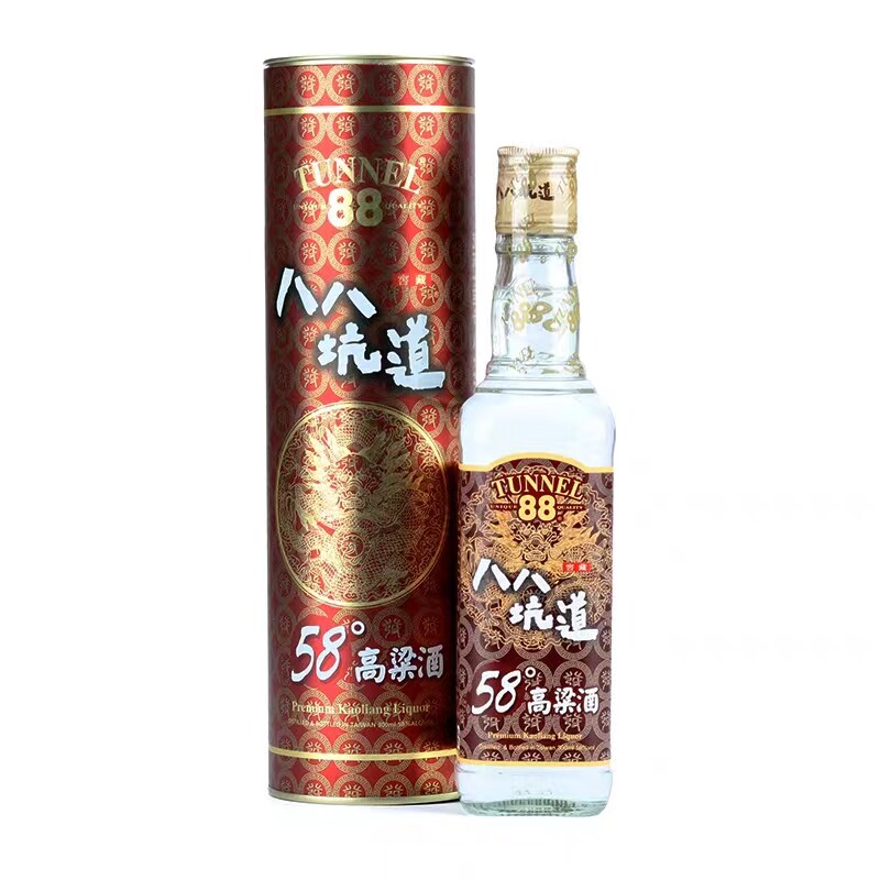 八八坑道小高粱酒58度300ml*单瓶/箱清香型纯粮食酿造高度白酒