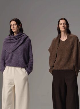 Oraby ·羊毛混纺针织开衫上衣女冬季宽松显瘦慵懒风保暖毛衣外套