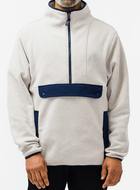 新款复古套头抓绒衣Synch Anorak男女Patagonia加绒卫衣保暖22980