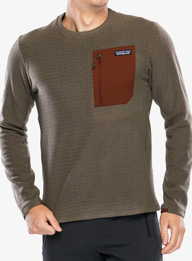 25款巴塔R1 Air透气保暖抓绒衣半拉链户外速干Patagonia 40236