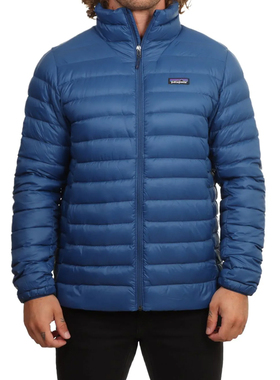 正品巴塔新款排骨羽绒服Patagonia Down Sweater男轻薄保暖84675