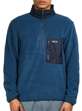 巴塔复古抓绒衣Patagonia Microdini保暖摇粒绒外套26210 26200