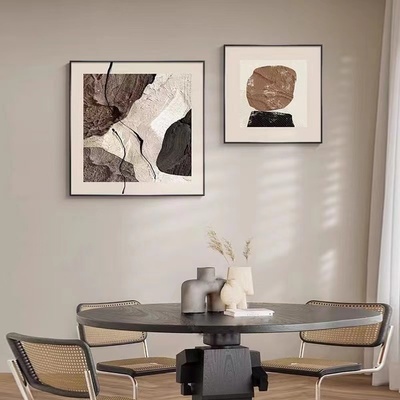 抽象餐厅，卧室，客厅装饰画简约