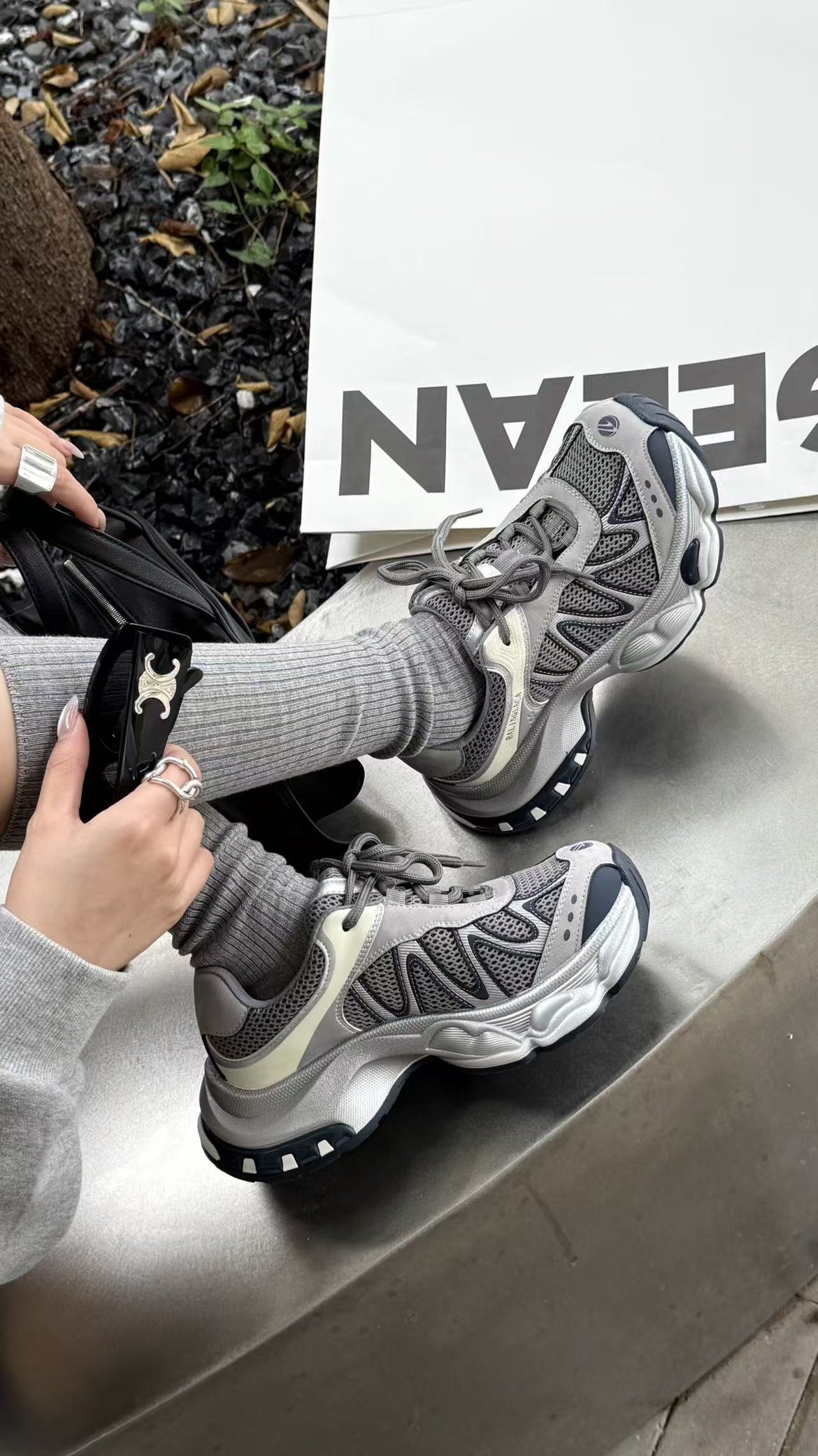 诗歌兰真皮女鞋2025秋季新款时尚百搭舒适厚底老爹鞋增高运动鞋潮,女鞋,时尚休闲鞋,淘宝优惠券,粉丝福利购,淘宝优惠卷