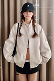 棒球服港风宽松时尚ins炸街女装外套秋季设计感短款春秋小个子，女装短外套，婷丫丫