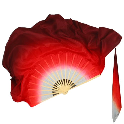 Оригинальная версия Wanjiang Zhenshi Dance Fan Fan Fan Gradient Double -Side Fan Fan Fan Fan Fan Fan Chiness Slit Fan Classical Dance Performance