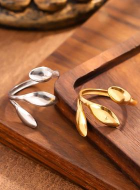 艾芙乐原创S925纯银简约戒指可爱