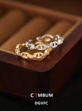 轻奢精致高级感开口可调食指戒独