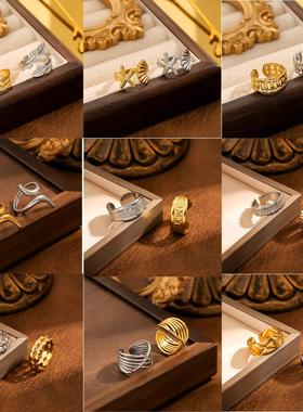 艾芙乐原创海星开口戒可调节戒指