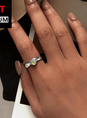 饰品跨境跨境原创s925纯银日月星辰情侣开口戒指个性指环手饰饰品