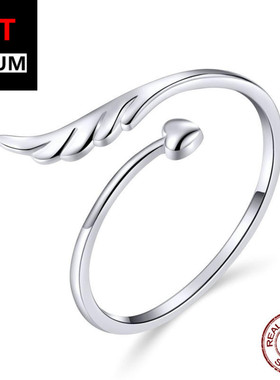 亚马逊热卖纯银S925天使翅膀开口