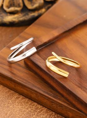 艾芙乐时尚双主石绿锆戒指s925