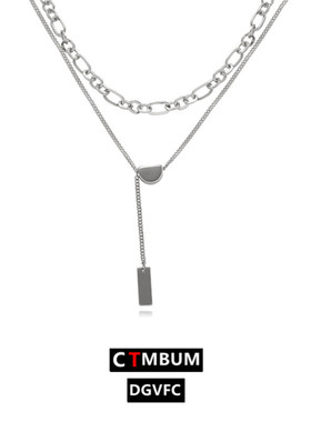 原创设计几何项链女轻奢简约百搭