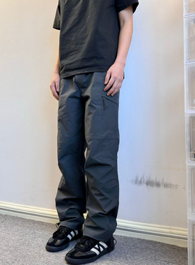 soxiox户外速干裤男女防泼水防风夏季美式冲锋裤机能vibe风工装裤