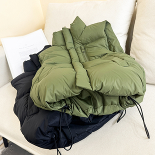 儿童羽绒丝马甲2025秋冬男童宝宝女童马夹坎肩加厚背心幼儿园外穿