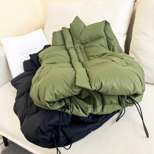 儿童羽绒丝马甲2025秋冬男童宝宝女童马夹坎肩加厚背心幼儿园外穿