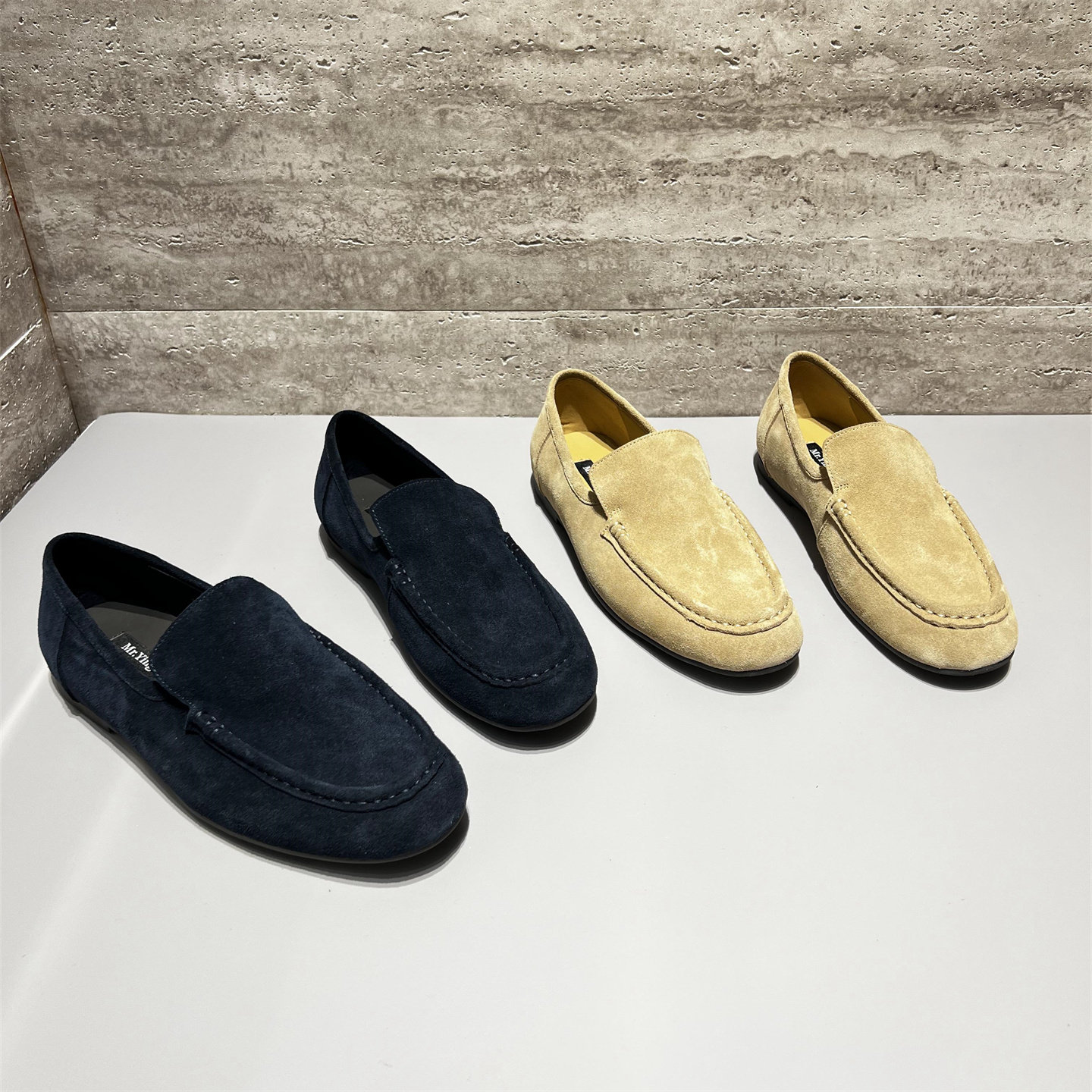 欧洲站女鞋2026春新款欧货真皮磨砂皮一脚蹬平底乐福鞋浅口单鞋潮,女鞋,乐福鞋（豆豆鞋）,淘宝优惠券,粉丝福利购,淘宝优惠卷