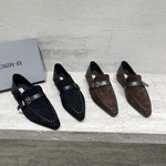 欧洲站女鞋2025秋新款欧货真皮磨砂皮扣带可脚踩奶奶单鞋玛丽珍鞋