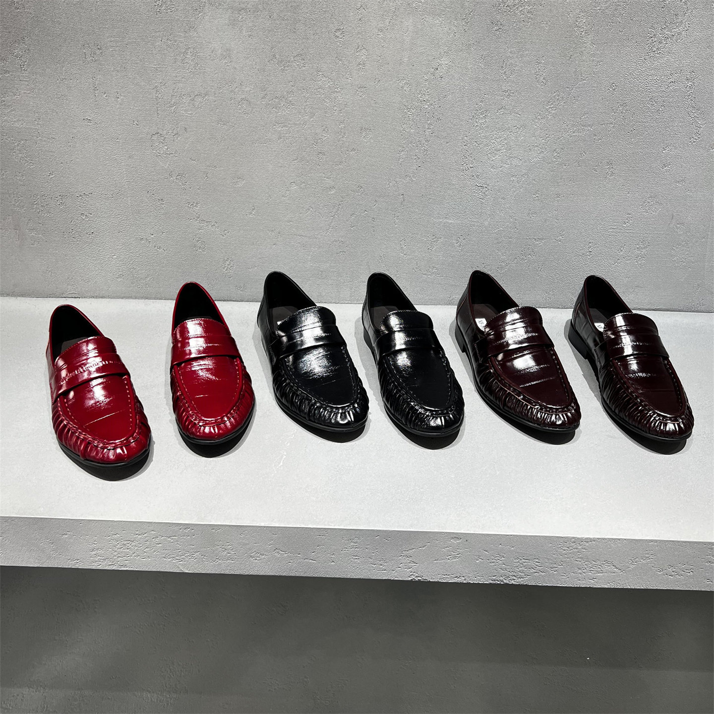 欧洲站女鞋2026春新款欧货真皮圆头低跟英伦风乐福鞋一脚蹬皮单鞋,女鞋,乐福鞋（豆豆鞋）,淘宝优惠券,粉丝福利购,淘宝优惠卷