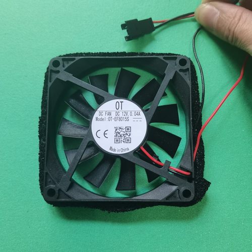 适用OT-EF8015S 冰箱冷藏风扇 美的冰箱风扇8CM 12V 0.04A