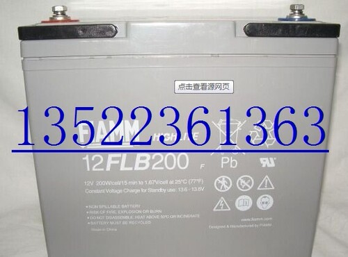 FIAMM非凡 12FLB200 12V200AH UPS专用电力设施蓄电池调整