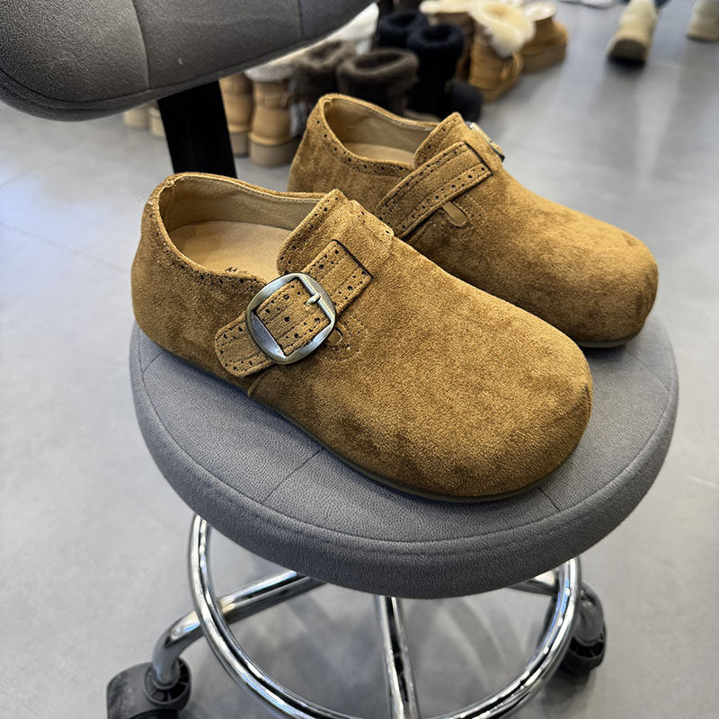 休闲风全包勃肯鞋女魔术贴圆头松糕底百搭舒适软木鞋绒面单鞋1457,女鞋,勃肯鞋/软木鞋,淘宝优惠券,粉丝福利购,淘宝优惠卷