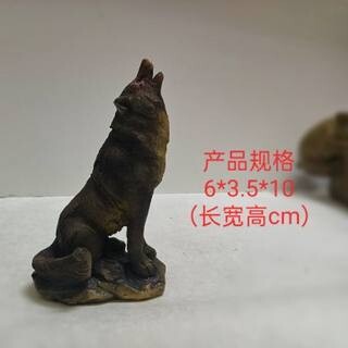 创意仿真动物桌面摆件树脂工艺品