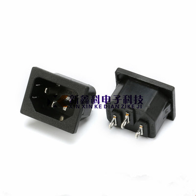 ST-A01-003J/250V-10A 电饭煲电源连接插座耦合器 电源插座 全铜