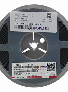 RB425D RB425DT146 SOT23 丝印:D3L 肖特基二极管 原装