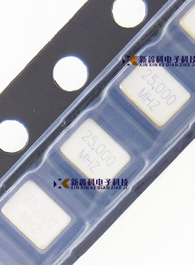 CX3225GB25000D0HEQZ1 4脚 25M 25MHz 无源晶振 3.2*2.5 20ppm