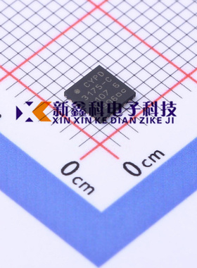 全新原装贴片CYPD3175-24LQXQT微控制器丝印CYPD3175-C封装QFN-24