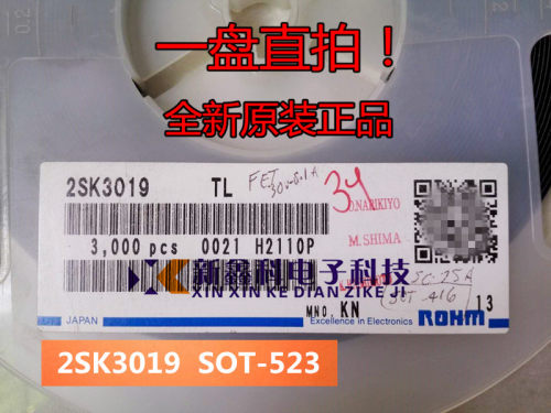 2SK3019 TL 丝印KN SOT-523 MOS场效应管 进口ROHM 3000个/盘=180
