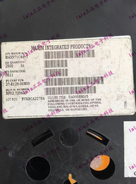 MAX971CSA+T 8-SOIC MAXIM美信原装 MAX971 线性 - 比较器