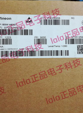 BFP 193W H6327 进口原装 NPN 12V 80MA SOT-343